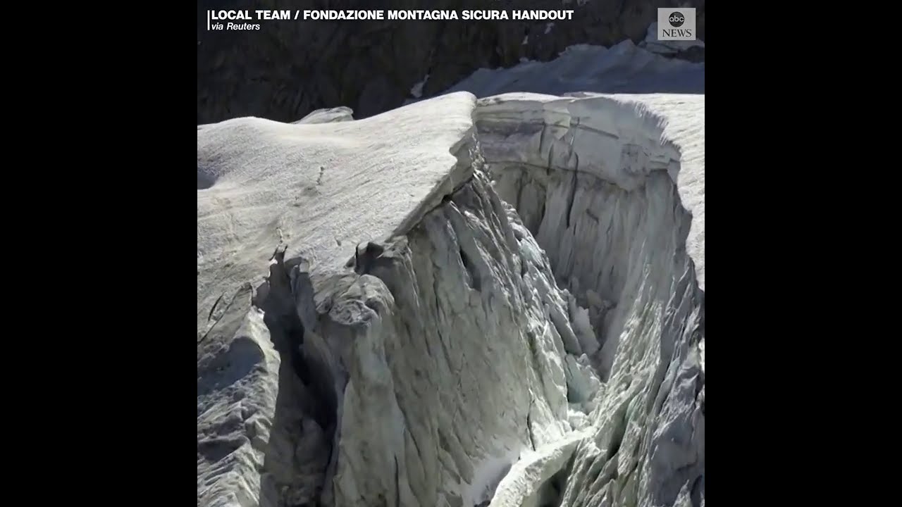 Residents and tourists evacuate amid threat of melting Planpincieux glacier | ABC News