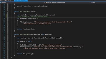 Consume Web API in ASP.Net Core MVC: Testing Country By Id 24/40