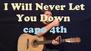 I Will Never Let You Down Rita Ora Easy Guitar Lesson How to Play Tutorial