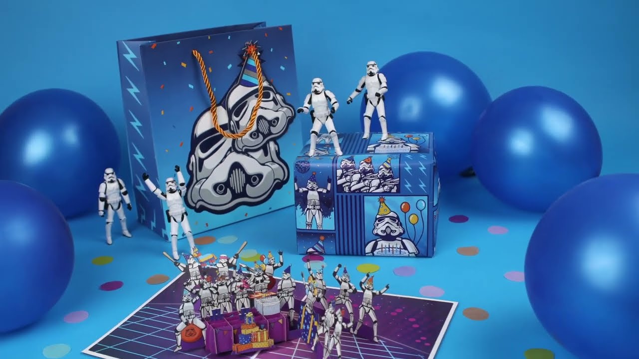 STAR WARS THE ORIGINAL STORMTROOPER BIRTHDAY PARTY GIFT BAG WITH GIFT - View #10