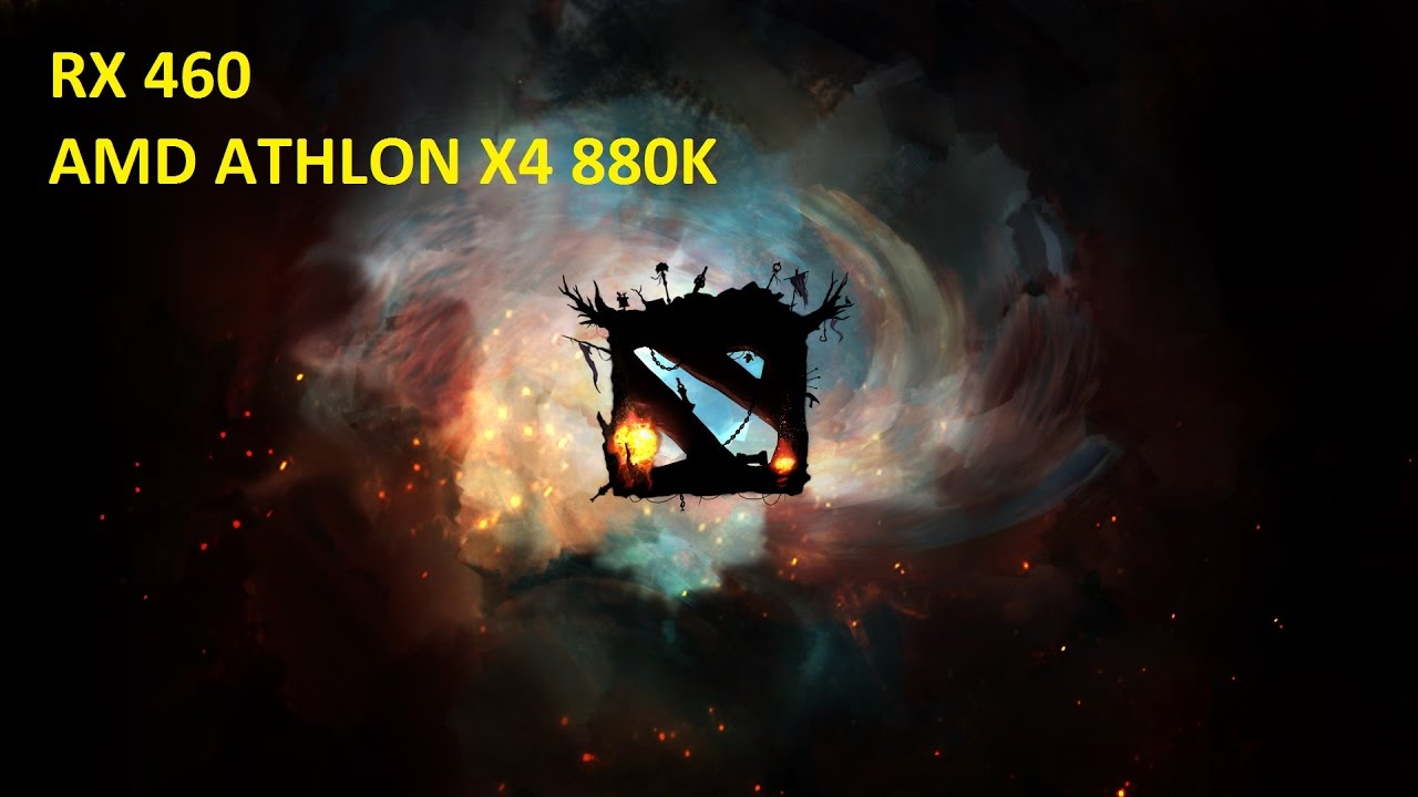 Dota 2 Patch 7.00 RX 460 AMD Athlon X4 880K [GamePlay]