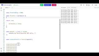 JavaScript Throttling Explained with Example | JS Interview Preparation