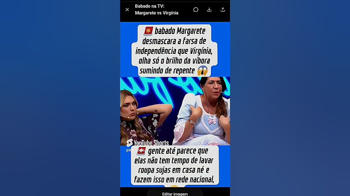 🚨MARGARETE DETONA VIRGINIA EM SABADOU😱🥺💣😱🚨