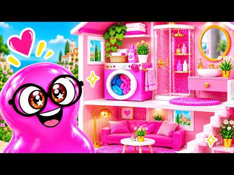 💗🏠 La Casa delle Bambole era DISTRUTTA! Le abbiamo dato un RESTYLING ROSA! 💗