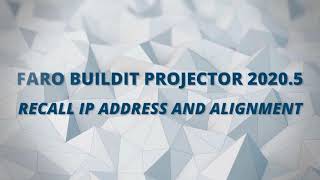 FARO BuildIT Projector