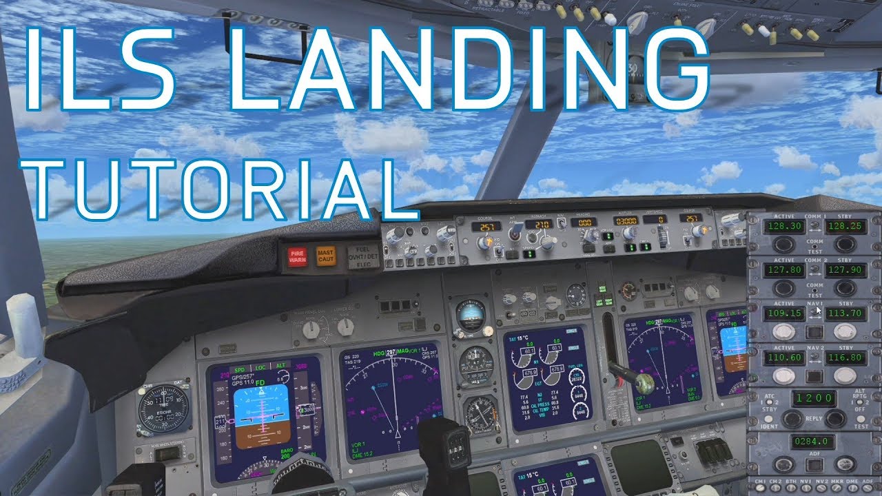 FSX How to Land with ILS  Autopilot Landing  Boeing