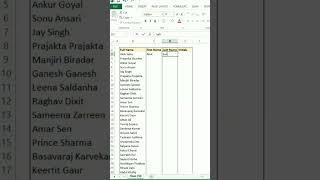Excel easy tip 🔥Flash fill #scribe #scribehow #excel #exceltips‼️ #excel #exceltips #exceltutorial