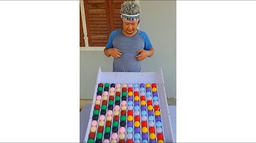 Game IQ Challenge Time Stripe Colorful Balls Puzzle Challenge, Fast Fast resolve ball training