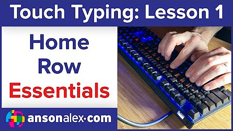 Keyboard Typing Lessons and Tutorials - YouTube