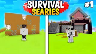 MINECRAFT PE 🔥 Survival Series Ep 1 in. Hindi 1.20 | Made OP Survival Base \& Iron Armor 😍