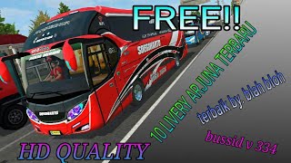 Livery bussid 10 arjuna xhd by blah bloh | Kualitas HD