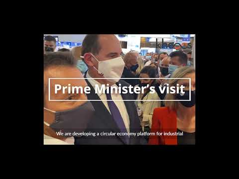 French Prime Minister's visit on kheoos booth - Global Industrie 2021 - video from kheoosmarket