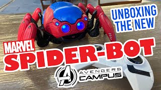 Unboxing New SpiderMan Ride Interactive SpiderBot from Avengers Campus at Disneyland Resort