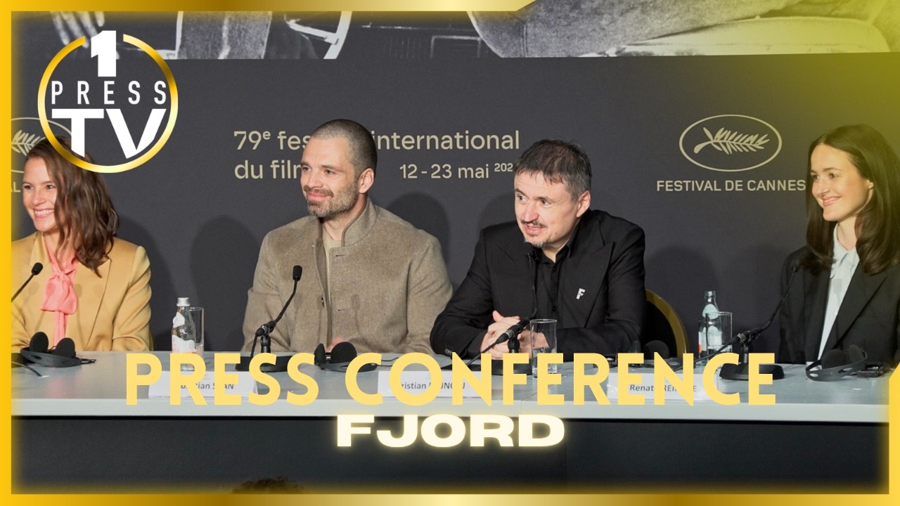 Fjord press conference at Cannes 2026, where Cristian Mungiu's film won both the Palme d'Or and the FIPRESCI Prize