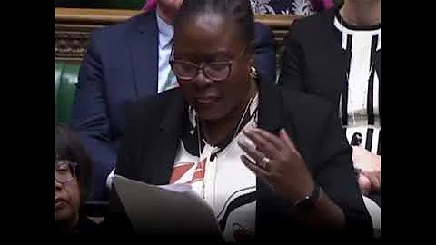 Erdington MP, Paulette Hamilton, delivers her maid...
