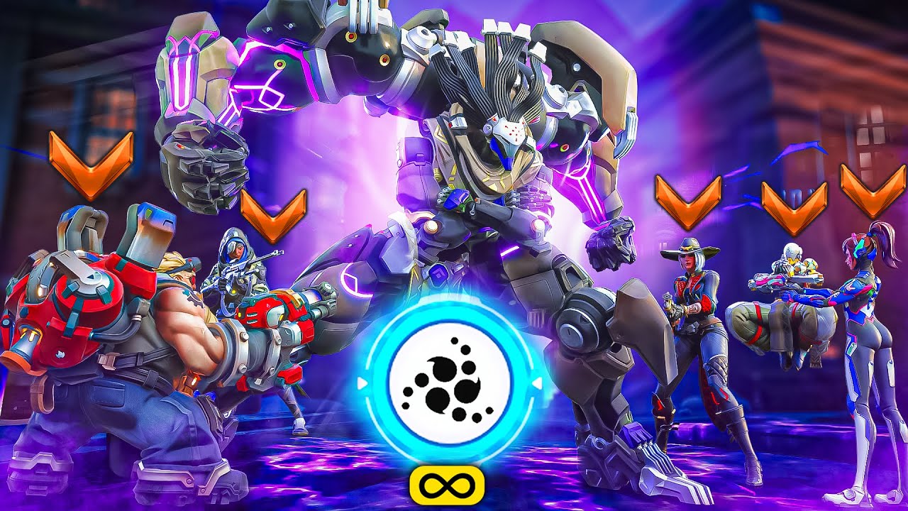 INFINITE ULTIMATE RAMATTRA vs 5 BRONZES in Overwatch 2