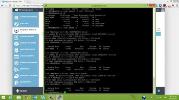 Desconectar disco en maquina virtual Linux de Windows Azure