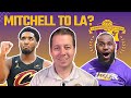 Lakers targeting donovan mitchell lebrons trip to cleveland sparks rumors coaching update