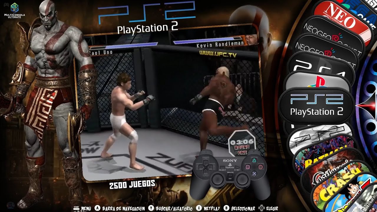 2500 Juegos de PlayStation 2 en MultiConsola