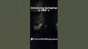 Introducing Springtrap to DBD  #dbd #deadbydaylight #funnymemes #deadbydaylightsurvivor #fnaf