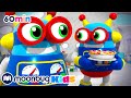 Bob, o Robô | 1 HORA DE KiiYii | Moonbug Kids | Músicas Infantis em Português