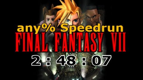 Final Fantasy VII : any% Speedrun in 2:48:07 (WR)
