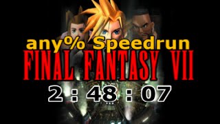 Final Fantasy VII : any% Speedrun in 2:48:07 (WR)