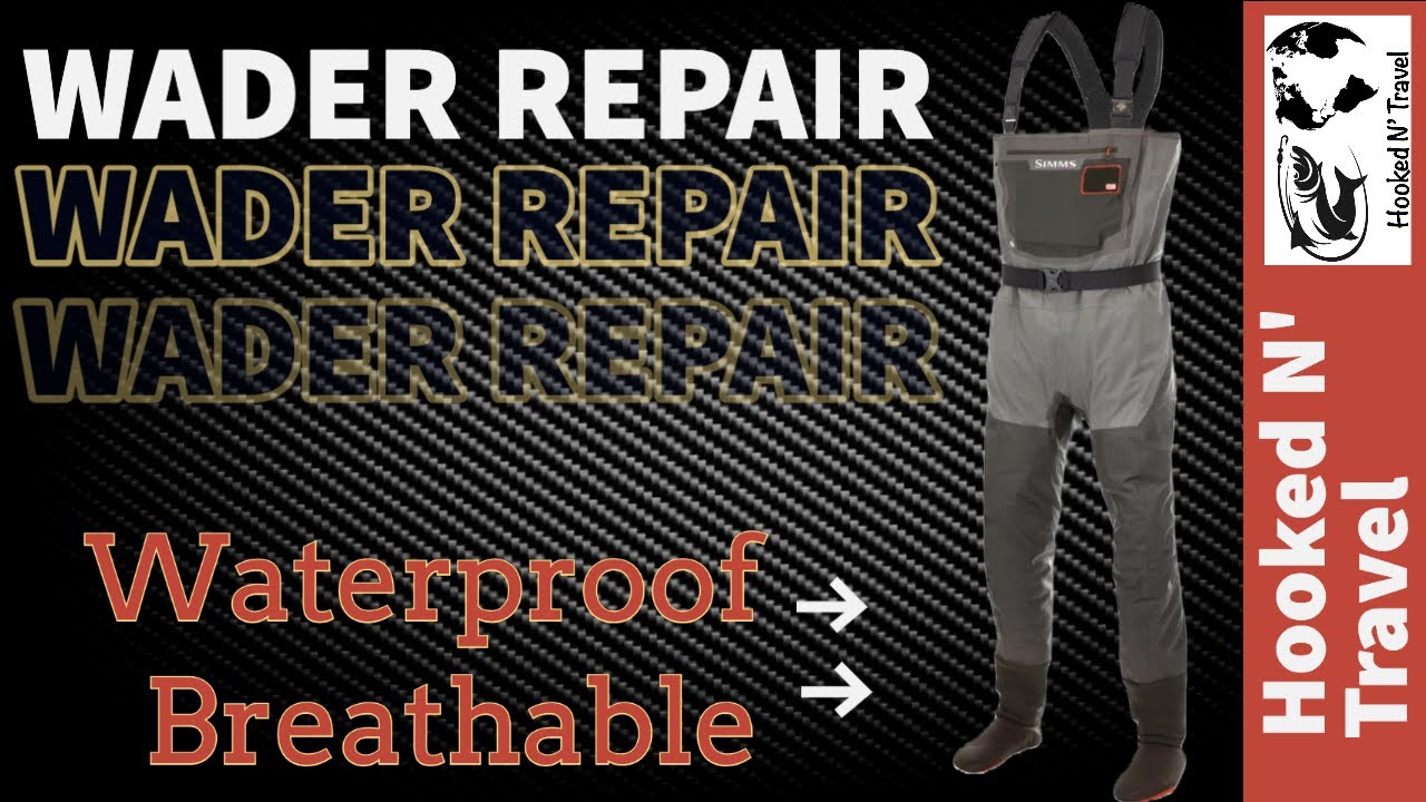 Wader Repair - How to fix and patch a pin hole leak, Seam and Tear