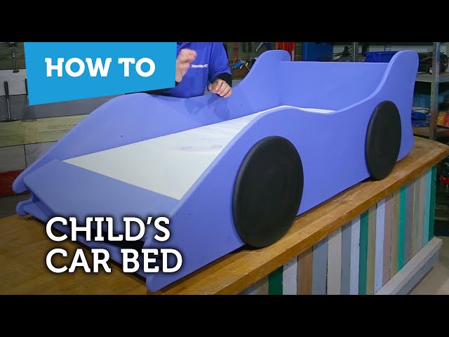 DIY Kids' Racing Car Bed Woodworking Plans 