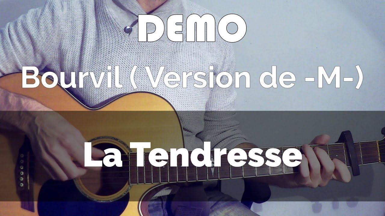 Bourvil ( La Tendresse ) - Version de -M- ( DEMO ) - YouTube