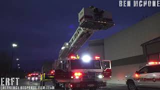 [Pre-Arrival] - RARE Bus Response - AFA Turns Commercial Structure Fire - East Greenbush, NY [4K]