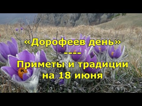 Народный праздник «Дорофеев день». Приметы и традиции на 18 июня.