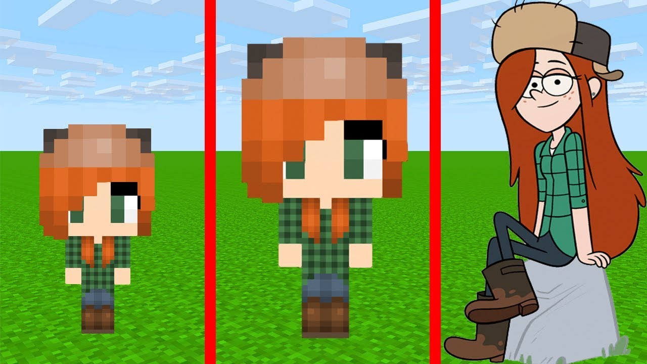 майнкрафт пе скин венди из гравити фолз #5
