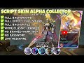 Script Skin Alpha Collector - Mecha King Perseus No Password | Full Effect Voice | Patch Terbaru
