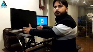 Sit Stand Desk / Laptop Elevator Product Demo