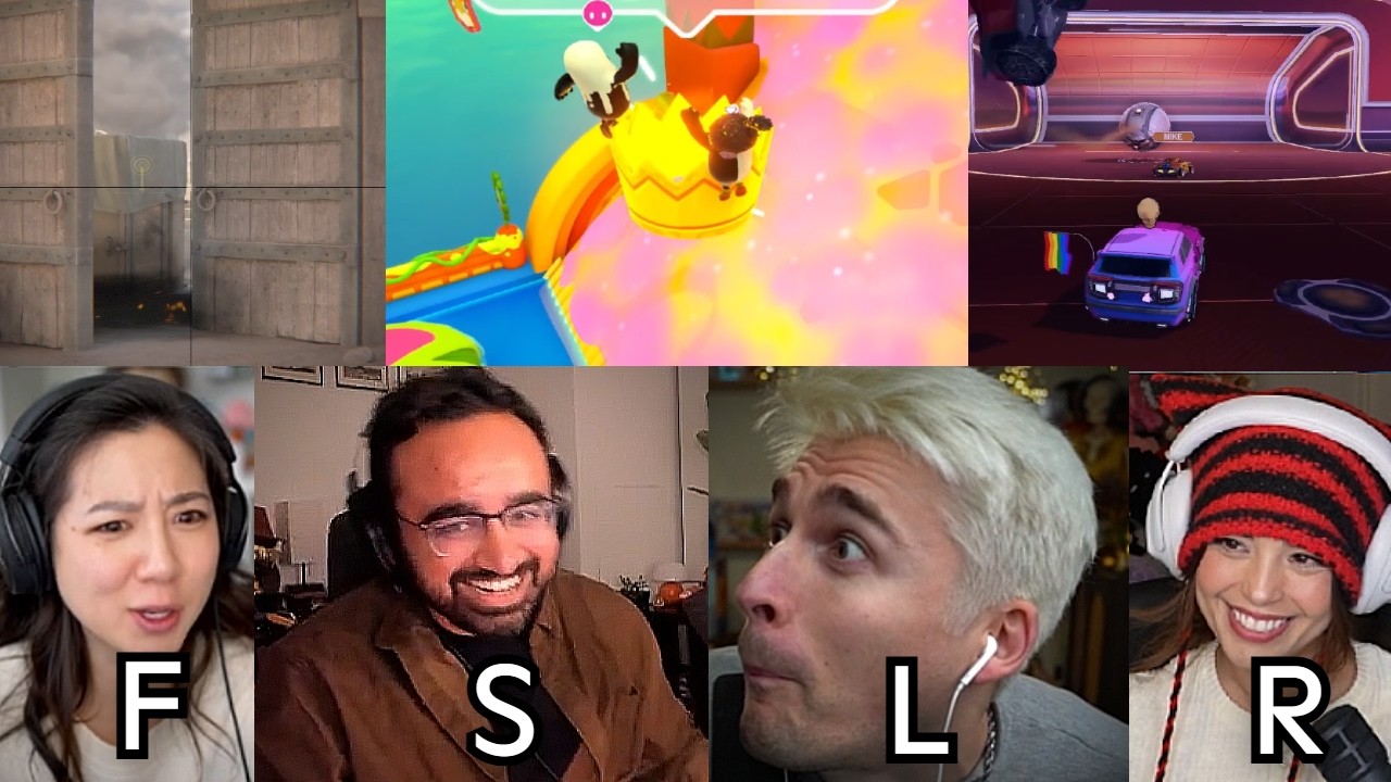 Team FSLR faces the ultimate gamer gauntlet... (Squeex, Ludwig, Fuslie, Valkyrae Multi-Cam Edit)