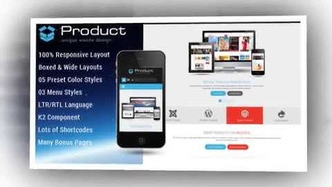 SJ Product Responsive Joomla Template - Video ServerThemes.Net