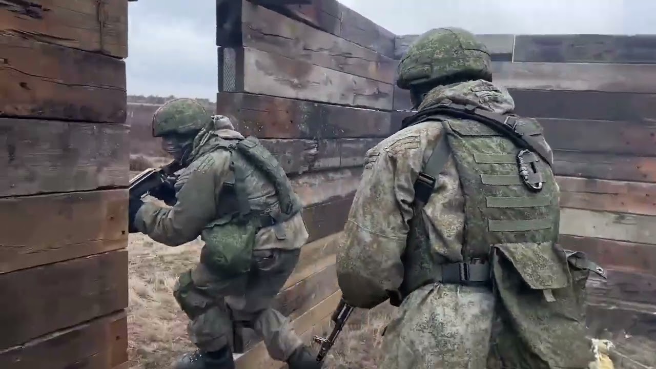 Russian Army Marine Corps destroy mock Enemy in Exercise Allied Resolve-2022