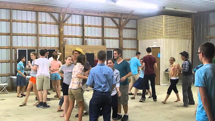ECSP contra style dancing at Dr. Cuddeback's