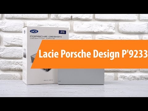 Распаковка внешего HDD Lacie Porsche Design P'9233/ Unboxing Lacie Porsche Design P'9233