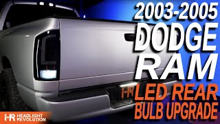 The BRIGHTEST LED Reverse and Cargo Lights 2003-2005 Dodge Ram | Headlight Revolution