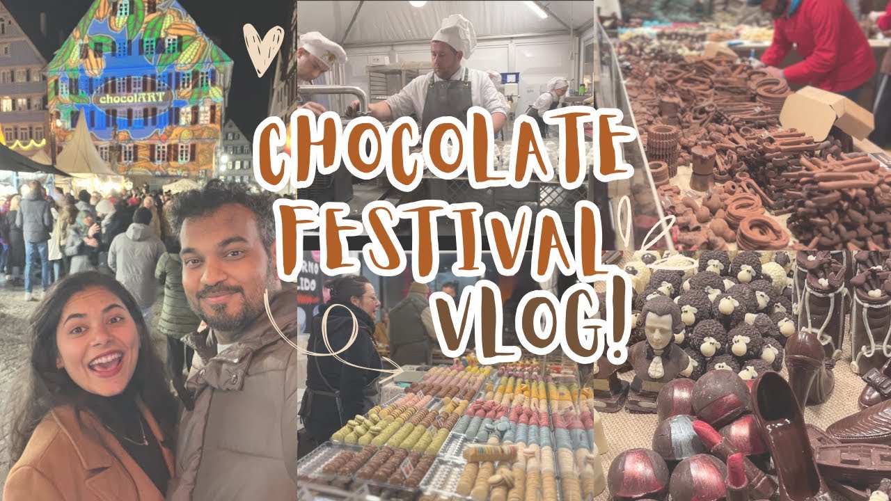 Tübingen Chocolate Festival Vlog 🍫  Taste, Travel & Fun! 
