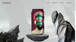 Next-Level 3D Animation Website | Gem Drink (HTML, CSS, JS Project)