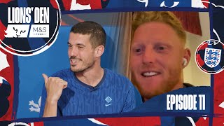 Coady Talks Being The Dad Of The Group & Ben Stokes Joins 🏏 | Ep.11 | Lions' Den With M&S Food