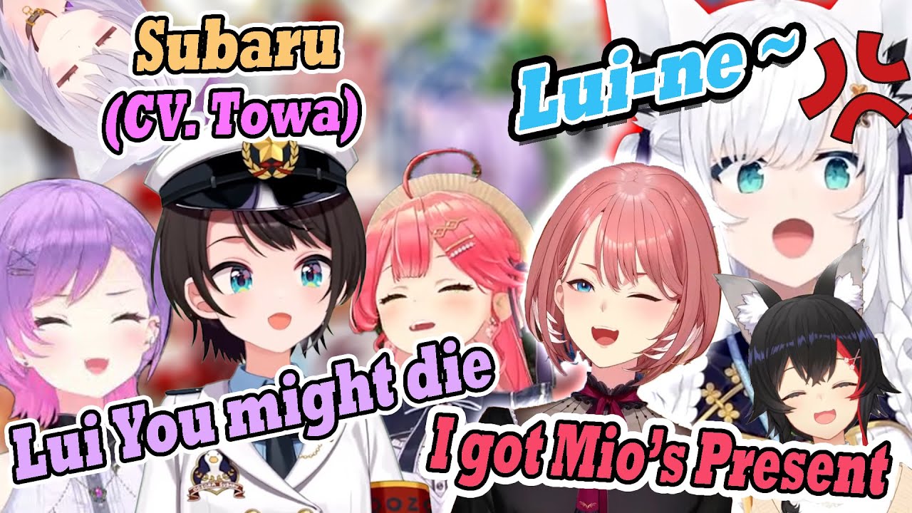 Everyone couldn't stop laughing when Subaru got Voiced over by Towa in the Christmas party