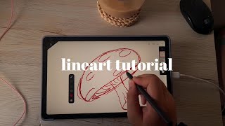 how to draw lineart with android tablet 2022 screenshot 3