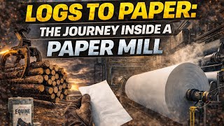 Logs to Paper: The Journey Inside a Paper Mill