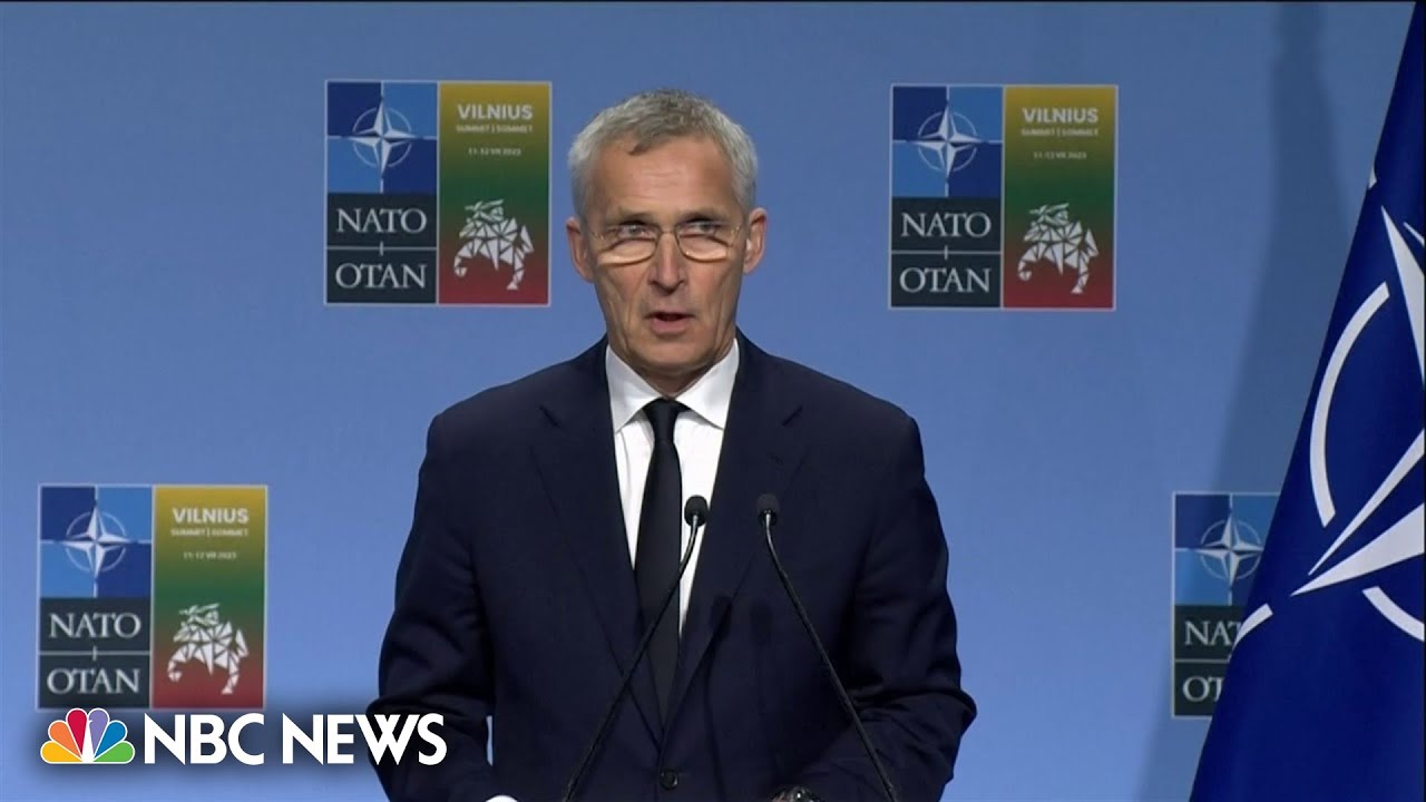 NATO chief outlines Ukraine’s revised membership path
