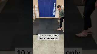 Install a 10x10 home gym floor in just 15 minutes! - If you're looking for an easy diy gym flooring solution that is lightweight and heavy duty, check out Greatmats 3/4 inch thick super high density EVA foam puzzle tiles with a pebble surface texture.
These mats are simple to install by a single person in just 15 minutes or less.
Shop Gym Floor Workout Fitness Tile Pebble Flooring Now: https://www.greatmats.com/flooring/exercise-room-flooring.php
#homegym