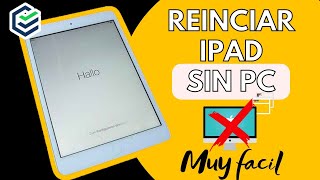 3 Formas para reiniciar iPad Bloqueado sin PC ni Contraseña